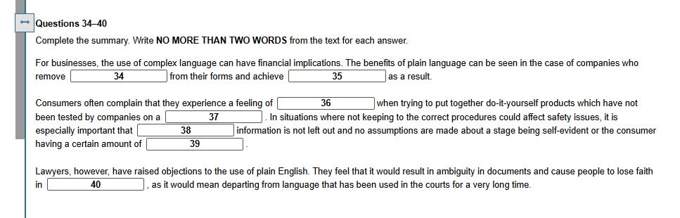 Image - Sample Reading Test - Global
