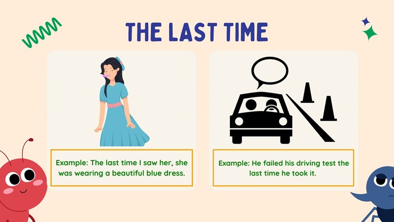 công thức the last time