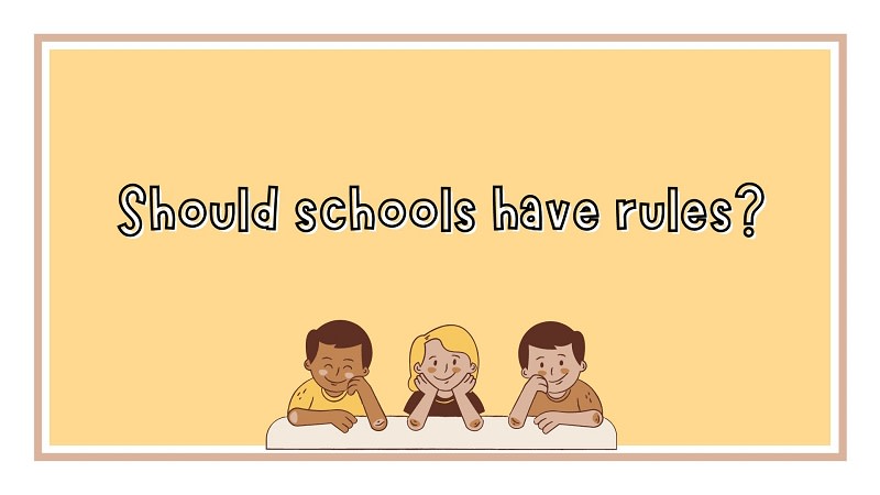 describe a rule that is important in your school or at work ielts speaking