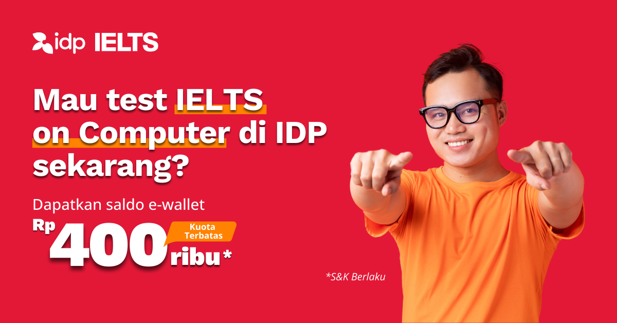 IELTS on Computer Promo 400K - Indonesia