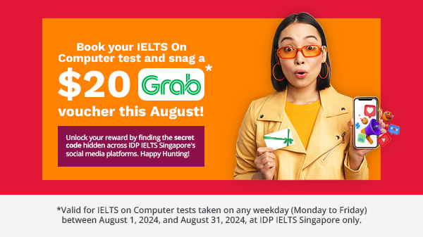 Image - IELTS Grab Promo - Singapore