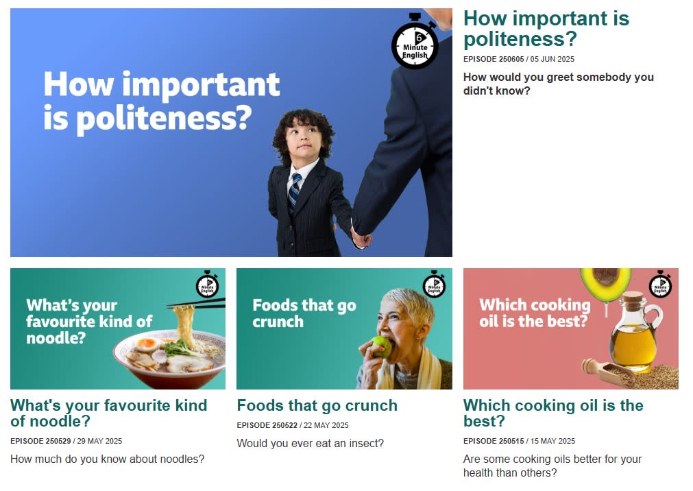 BBC-6 minutes english