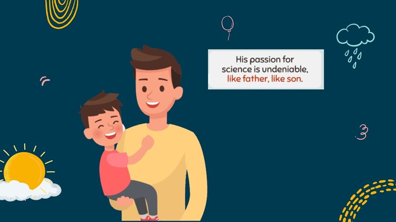 like father like son nghĩa là gì