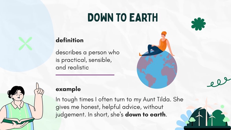 down to earth là gì