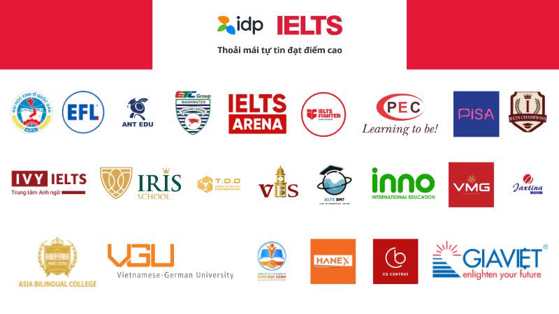 Đối Tác địa điểm thi IELTS