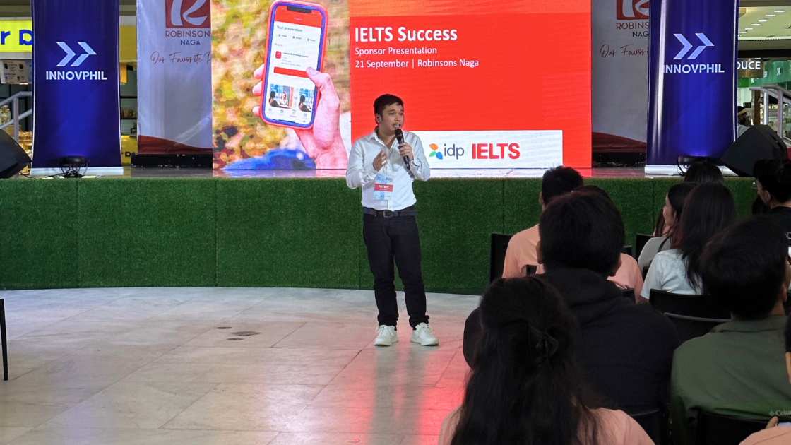 Patric Anthony Gonzales, IDP IELTS Business Development Officer, conducted a compelling talk entitled IELTS Success: Pathway to Your Global Journey 