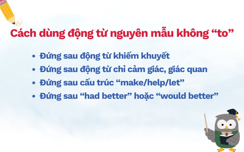 động từ nguyên mẫu