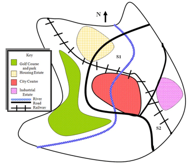 ielts writing task 1 map