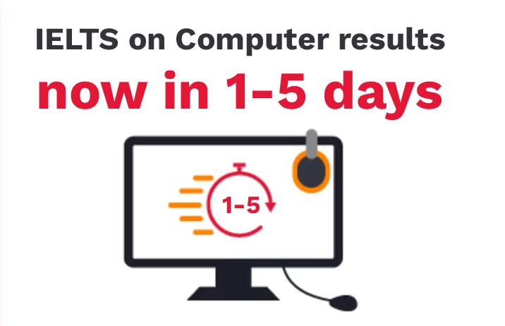 IELTS on computer - Faster results