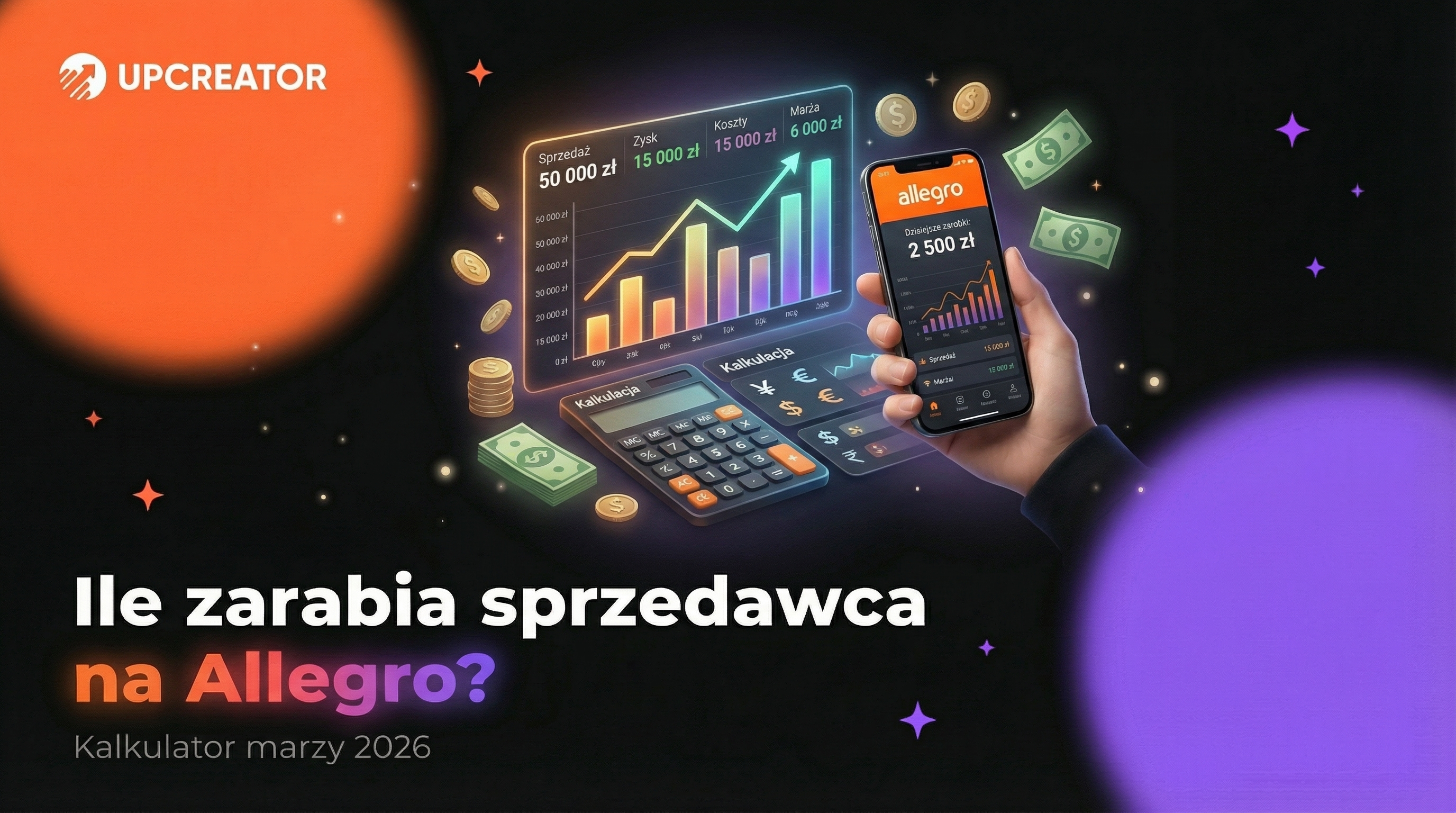 Ile naprawdę zarabia sprzedawca na Allegro — kalkulator marży [2026]