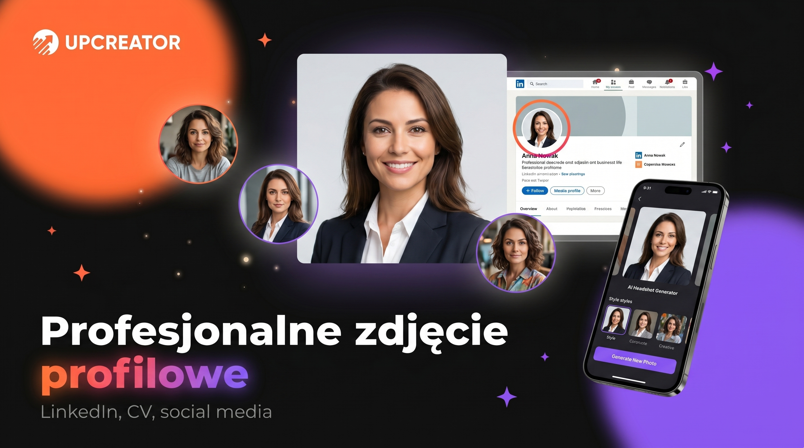 Profesjonalne zdjęcie profilowe - jak zrobić w domu [2026]