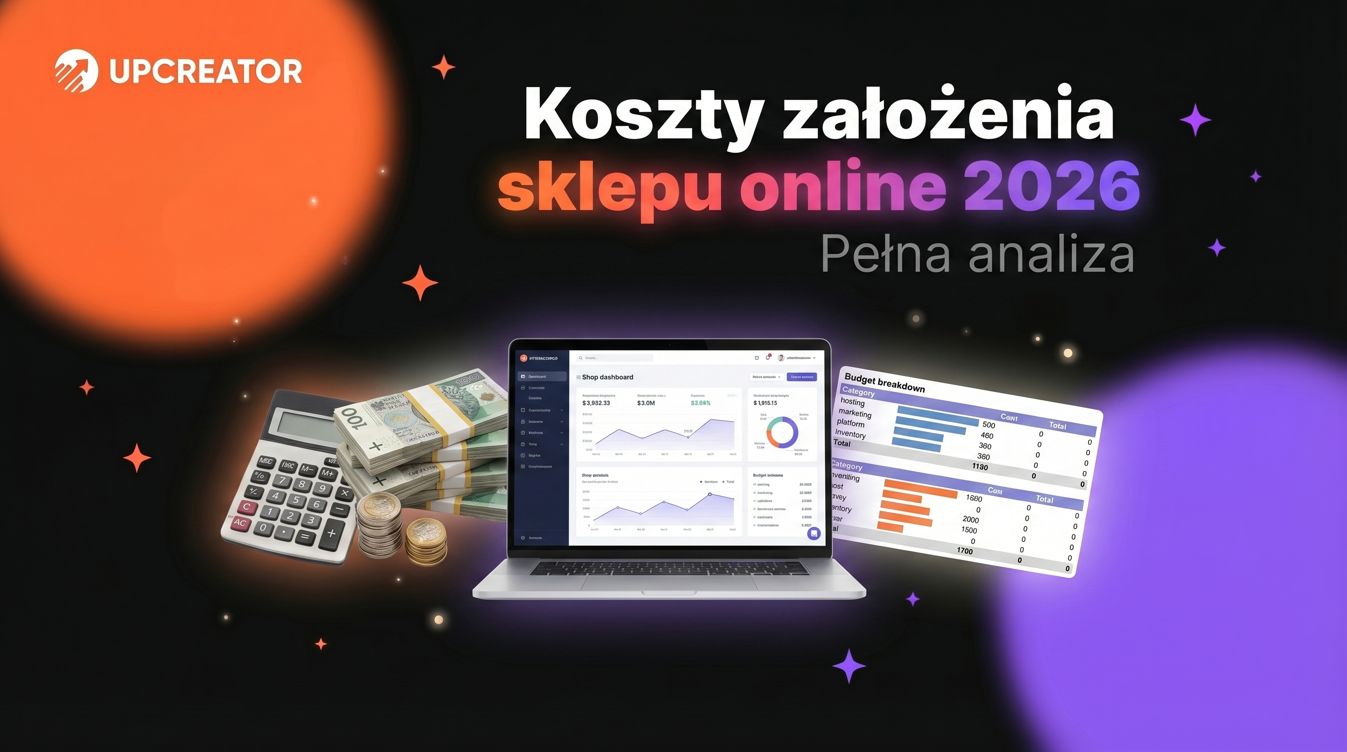 Koszty zalozenia sklepu internetowego 2026 - pelna analiza