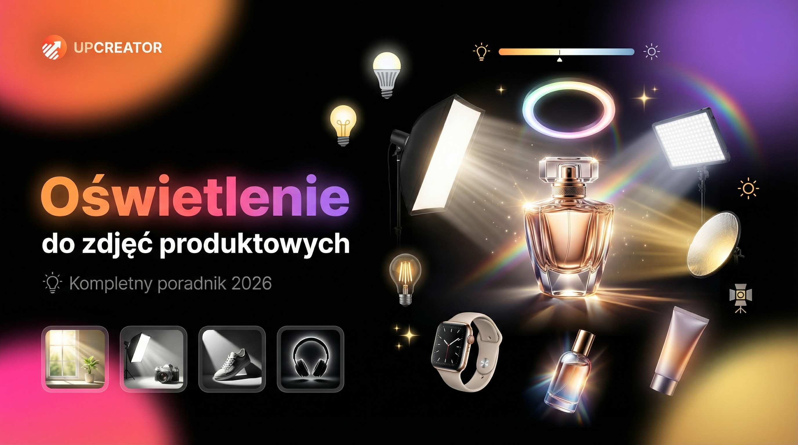 Oświetlenie do zdjęć produktowych — kompletny poradnik [2026]