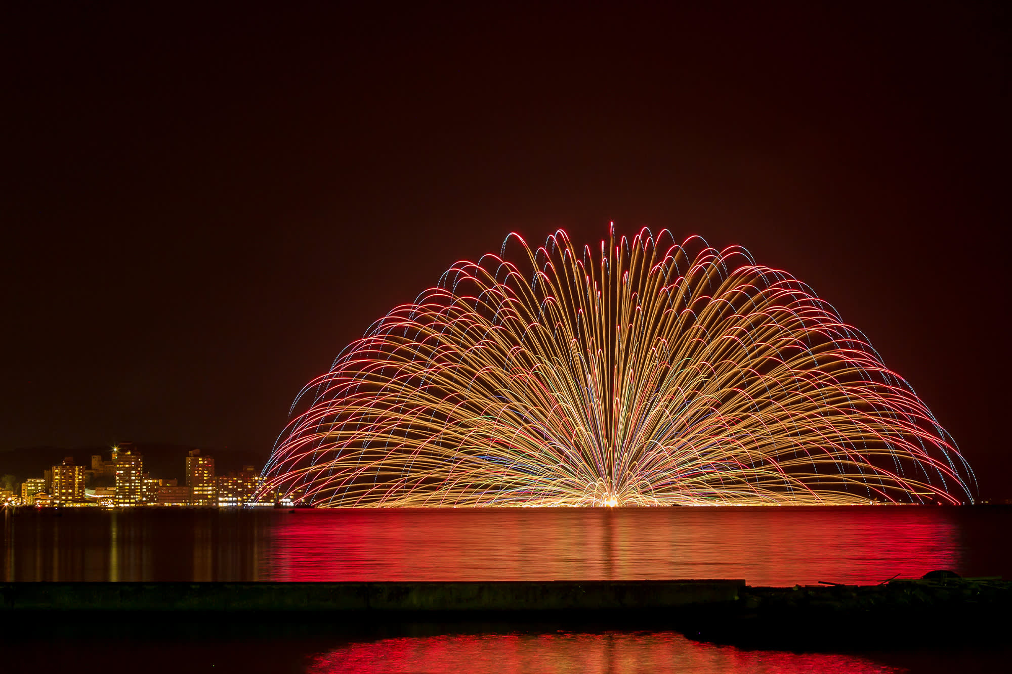 Wakura Onsen Fireworks Festival Ishikawa Travel