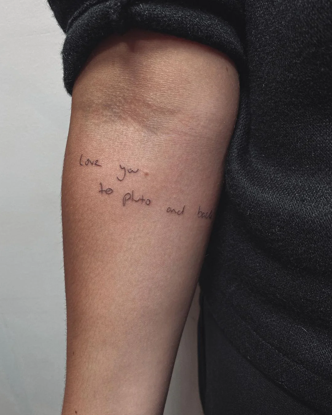 Fine line tattoo by Urban Retreat, London.