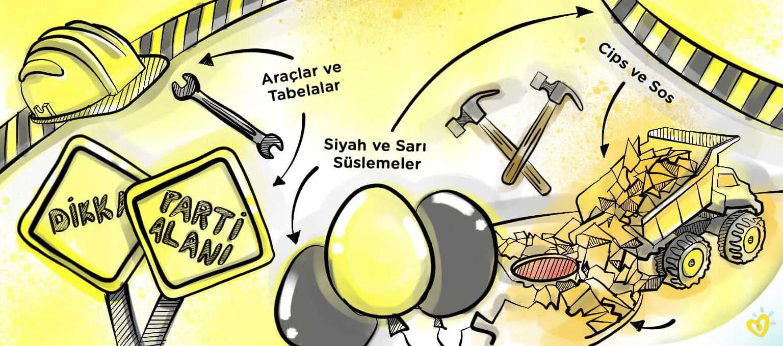erkek baby shower temalari-Article Content Image3 Bebek yapım aşamasında temalı baby shower partisi