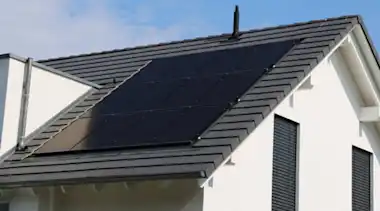 Photovoltaikmodule auf Hausdach