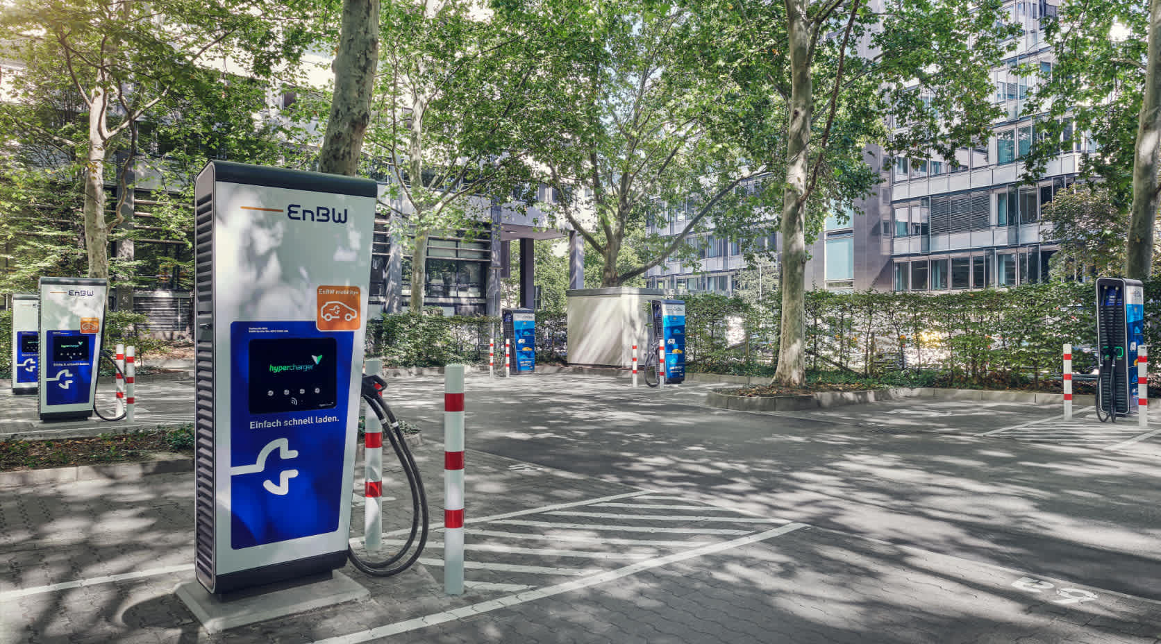 Urbaner Schnellladepark Keplerstraße Stuttgart