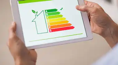 Gebäudesimulation auf Tablet
