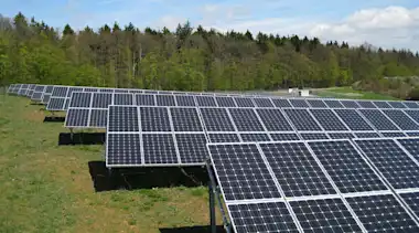 Der EnBW-Solarpark in Krautheim