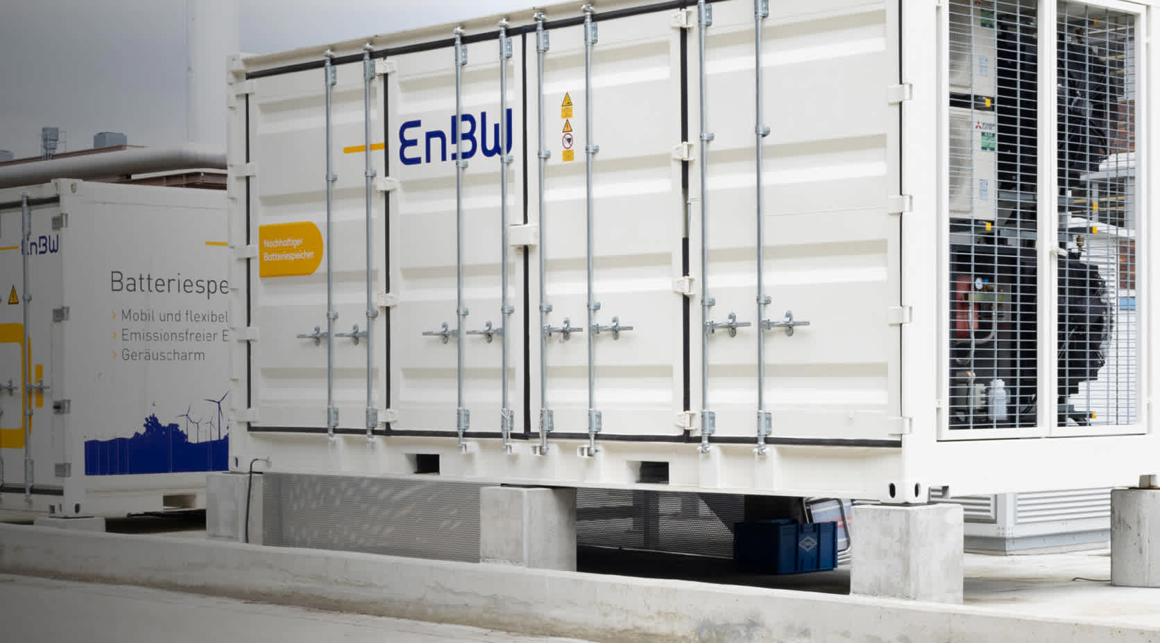 EnBW Container Batteriespeicher