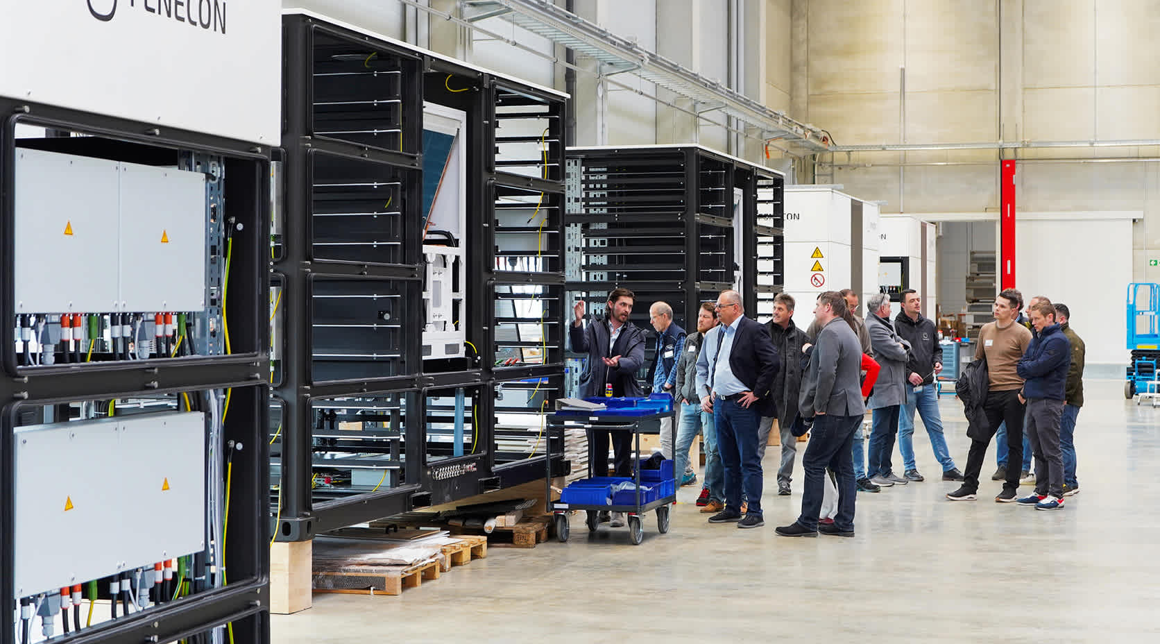 Mitglieder bei Netzwerktreffen für mehr Energieeffizienz.