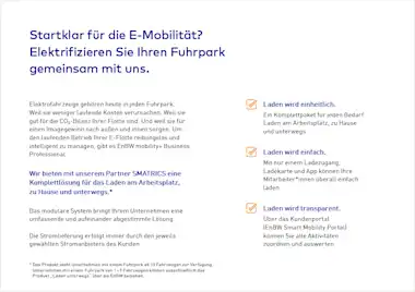 Elektrifizieren Sie Ihren Fuhrpark