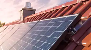 Photovoltaik-Modul auf Dach