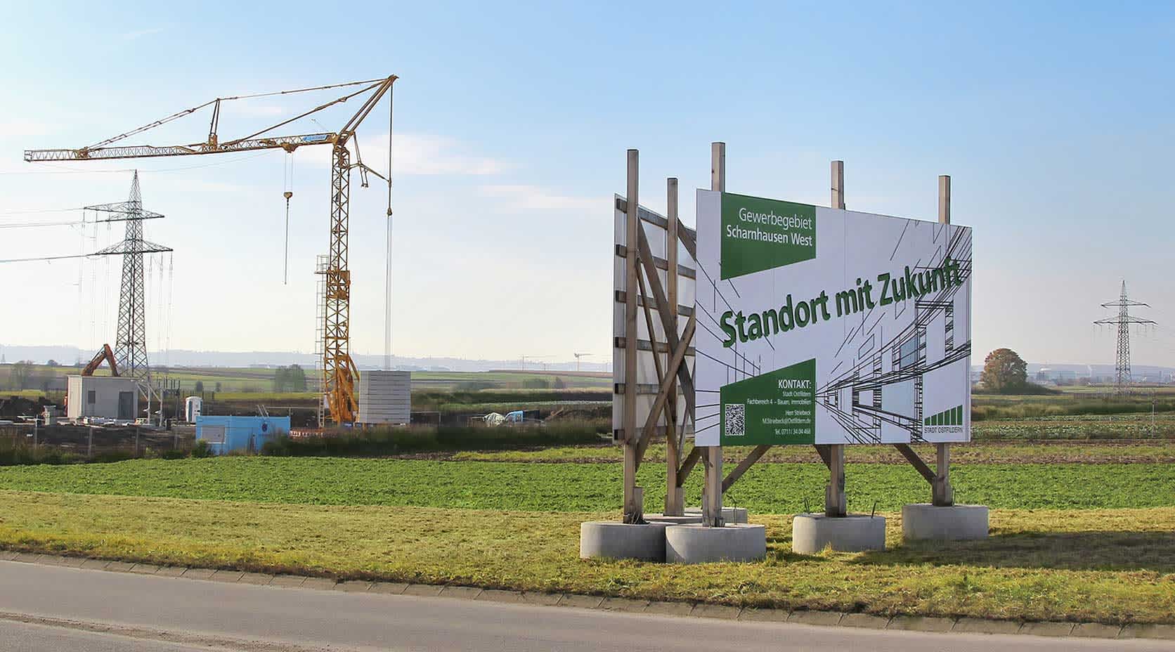 Nachhaltiges EnBW Gewerbequartier in Stadt Ostfildern