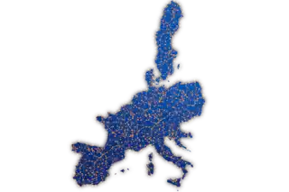 Europakarte EnBW Road2Europe