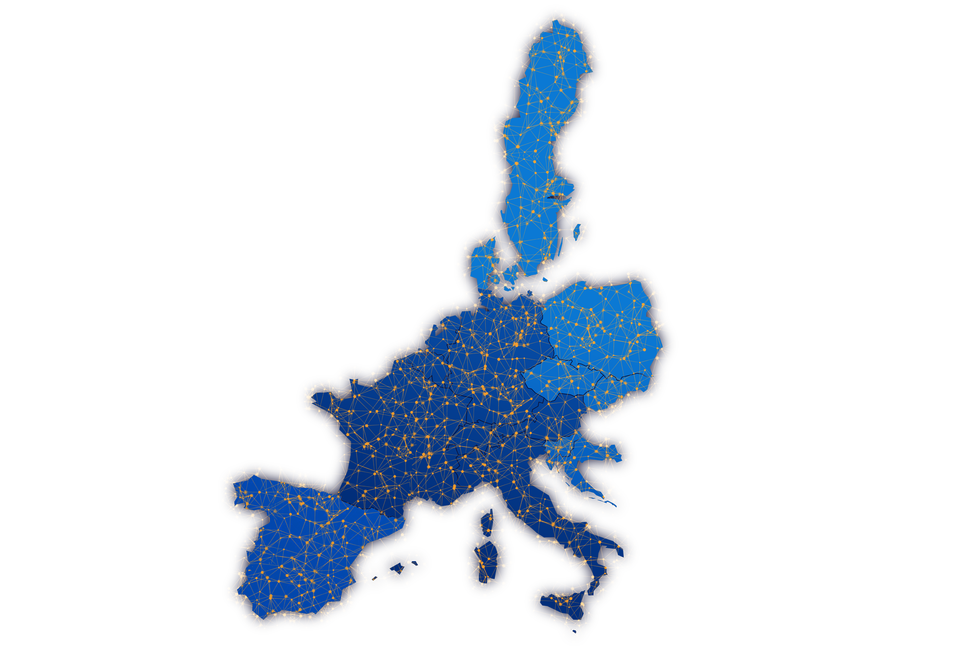 Europakarte EnBW Road2Europe