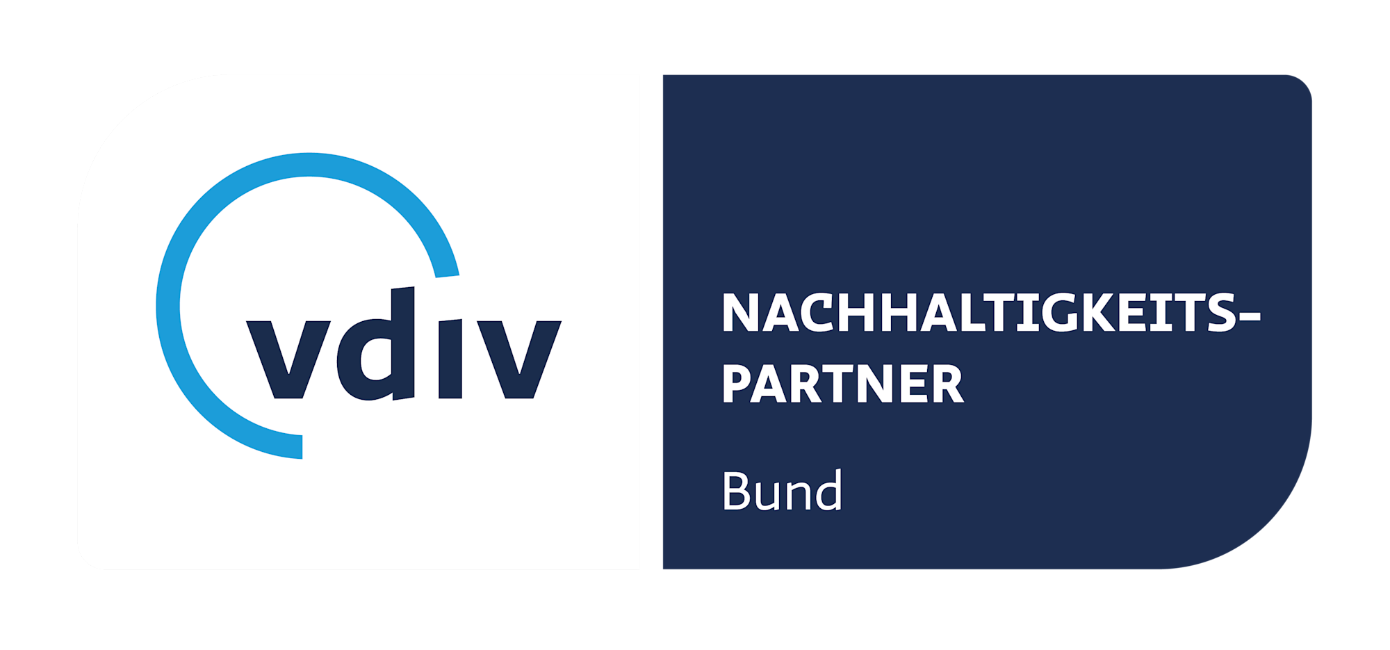 Partnersiegel VDIV-EnBW Weiss