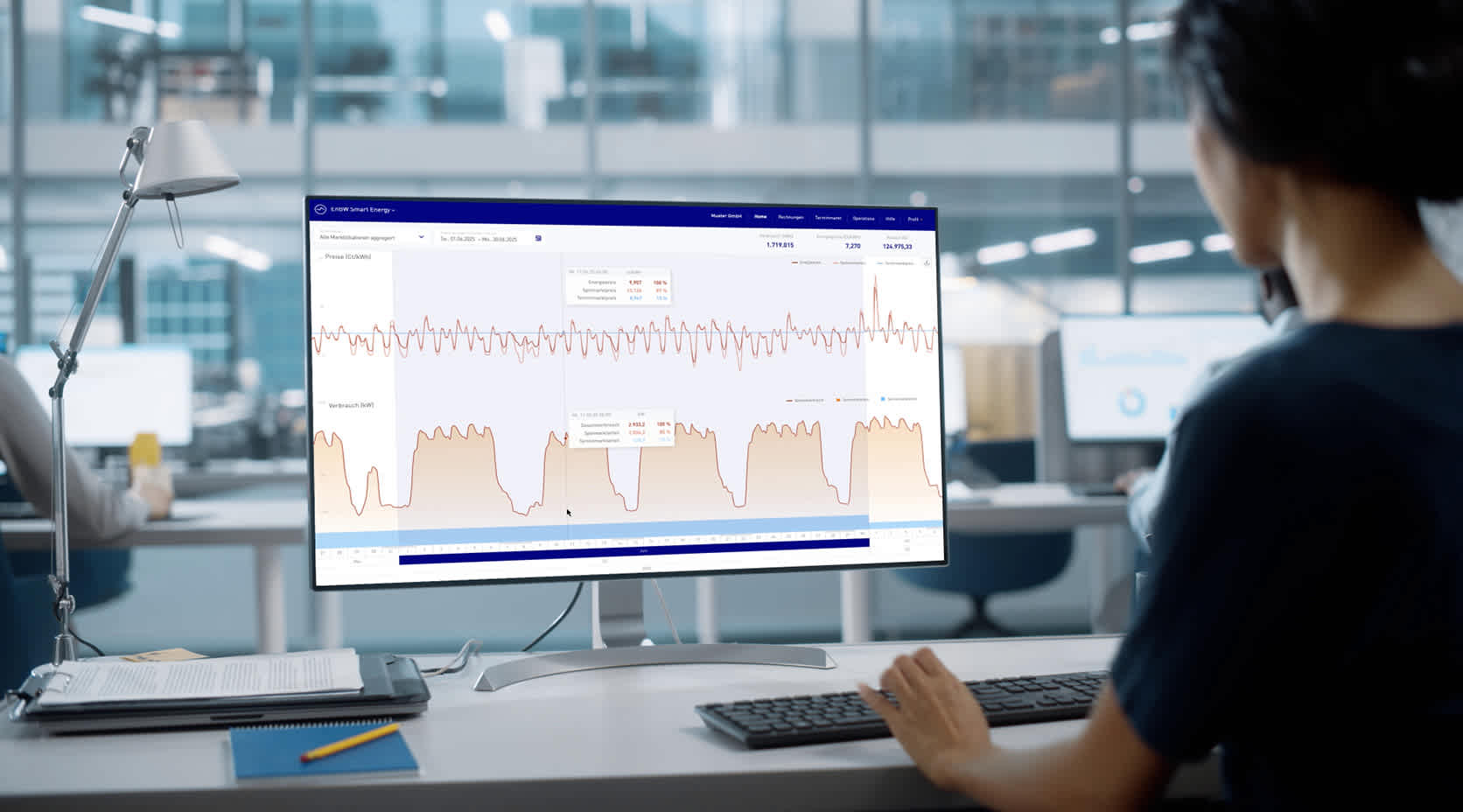 Screens mit EnBW Smart Energy