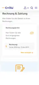 Meine Rechnungen im Meine EnBW Kundenportal
