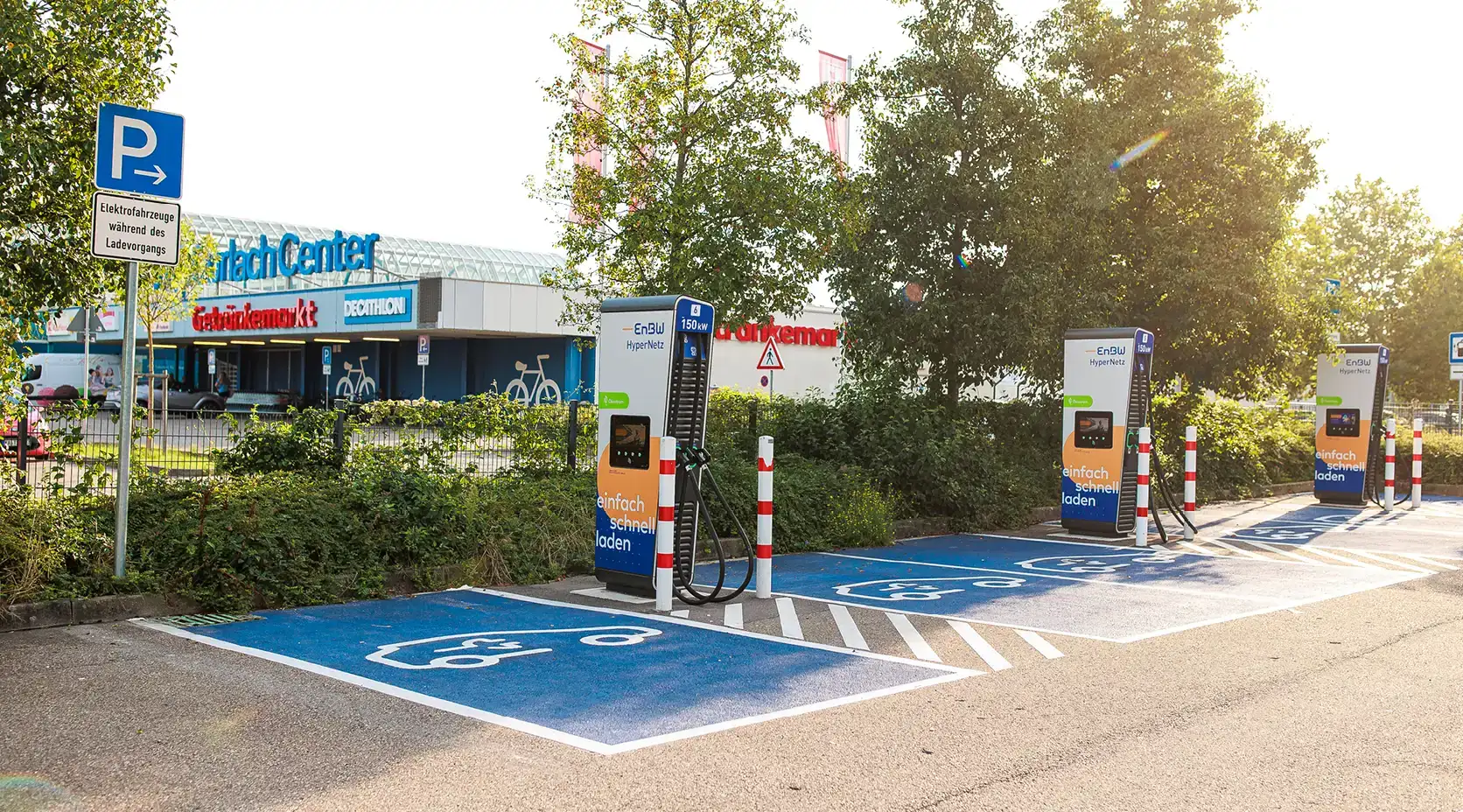 Urbaner Schnellladepark Durlach Center