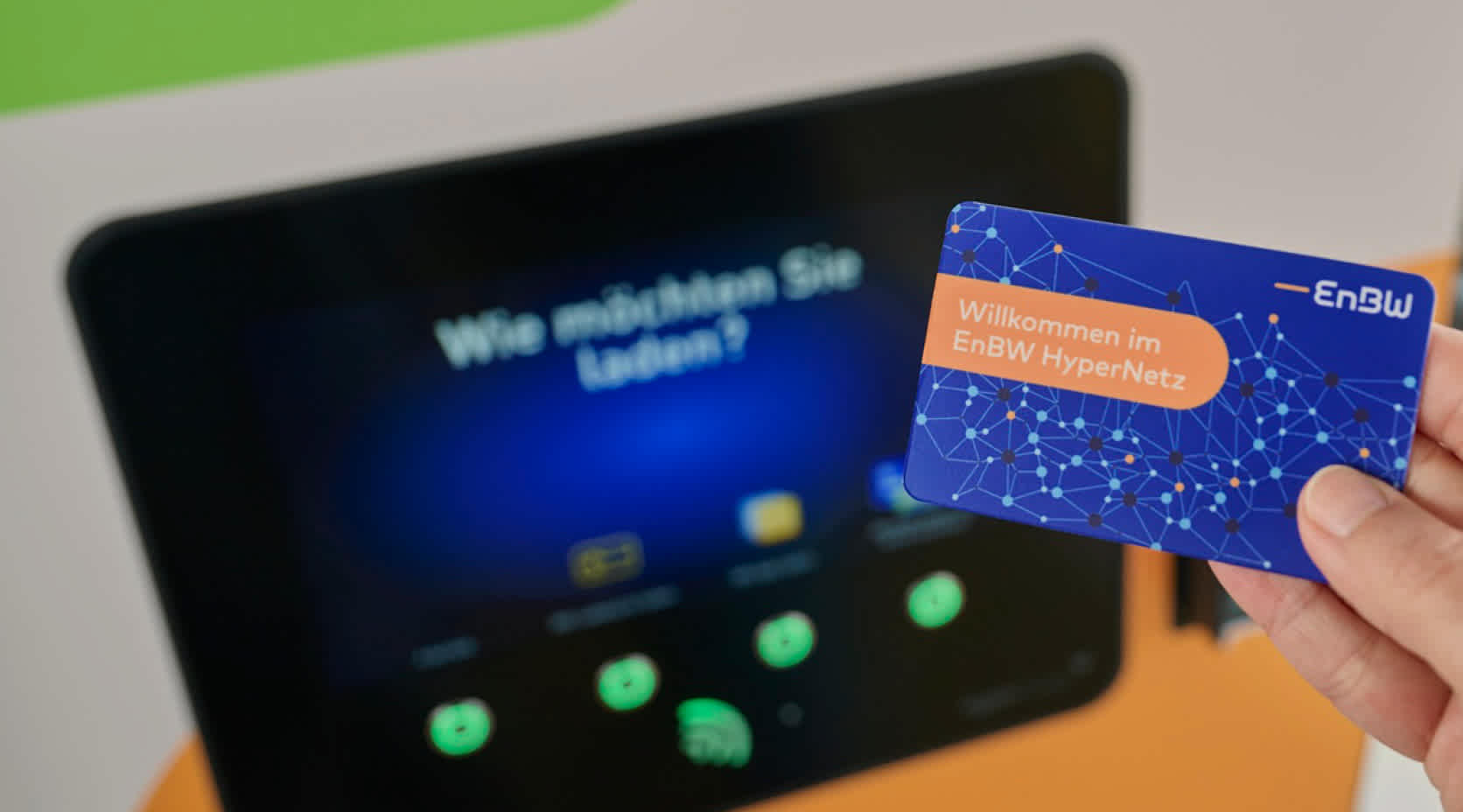 EnBW Ladekarte Hypernetz Ladesäule