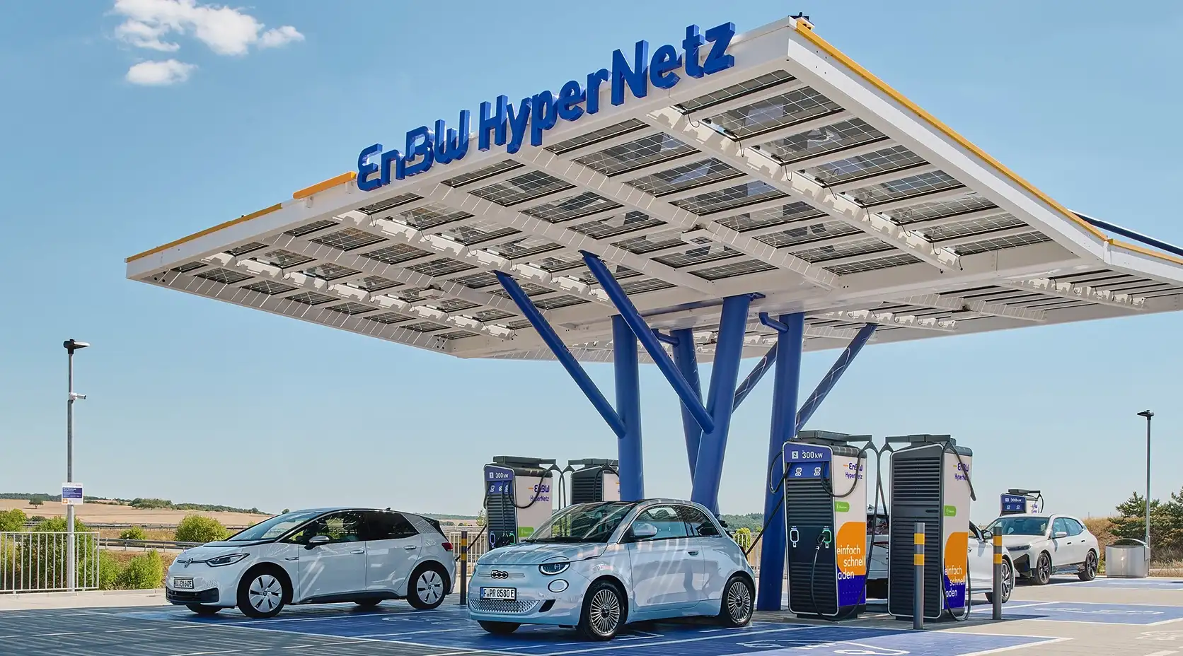 EnBW Hypernetz Schnellladenetz Ladepark Standort Bad Kissingen Oerlenbach