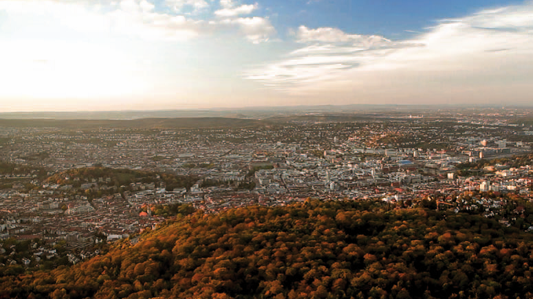 Luftbild Stuttgart und Umland