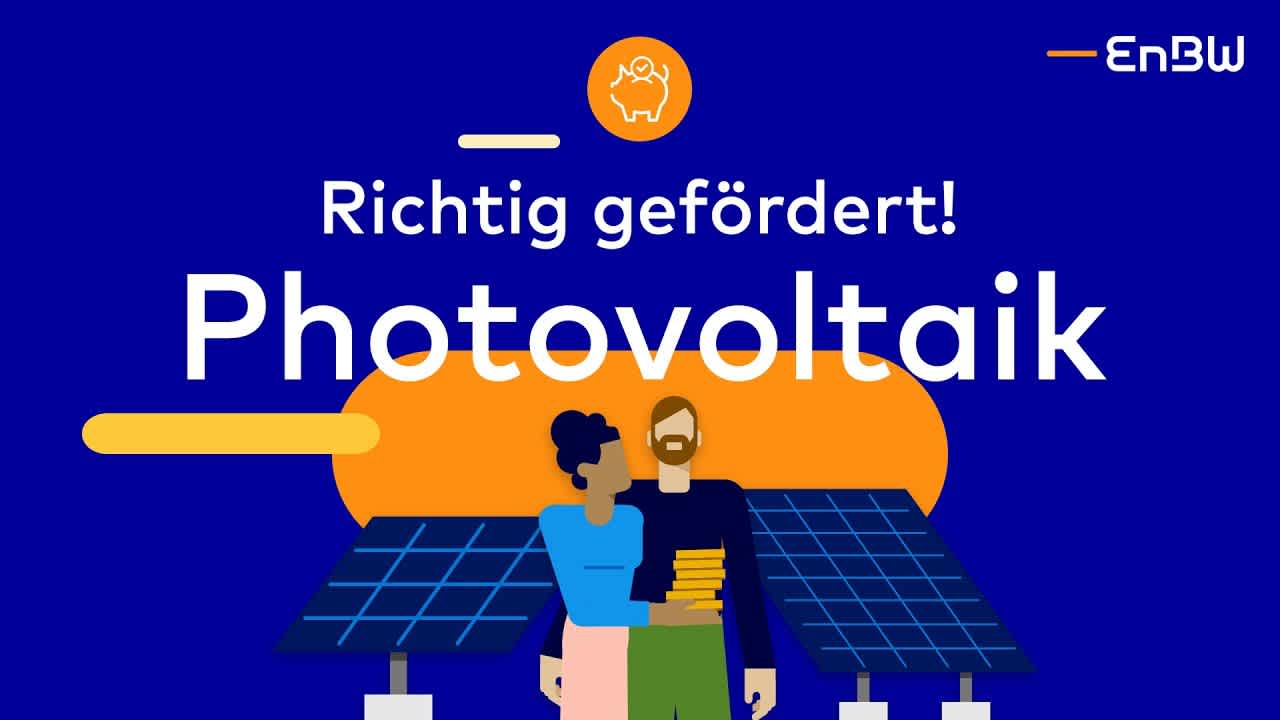 Förderung von Photovoltaik. 