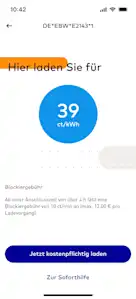 EnBW mobilityplus App: Ladevorgang via Lademonitor kontrolieren