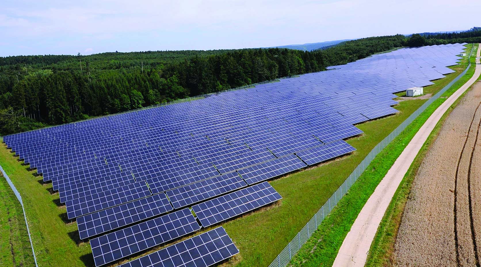 EnBW Photovoltaikanlage in Leibertingen