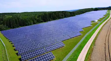 EnBW Photovoltaikanlage in Leibertingen