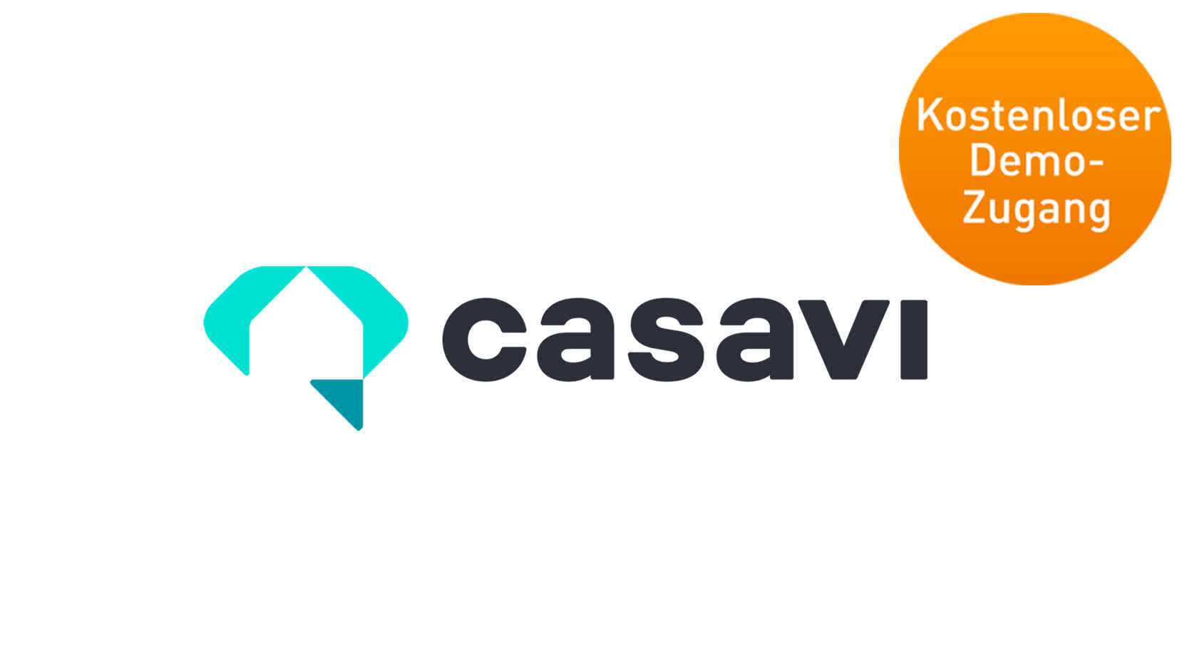 Wohnungswirtschaft Partner Casavi Logo und Störer
