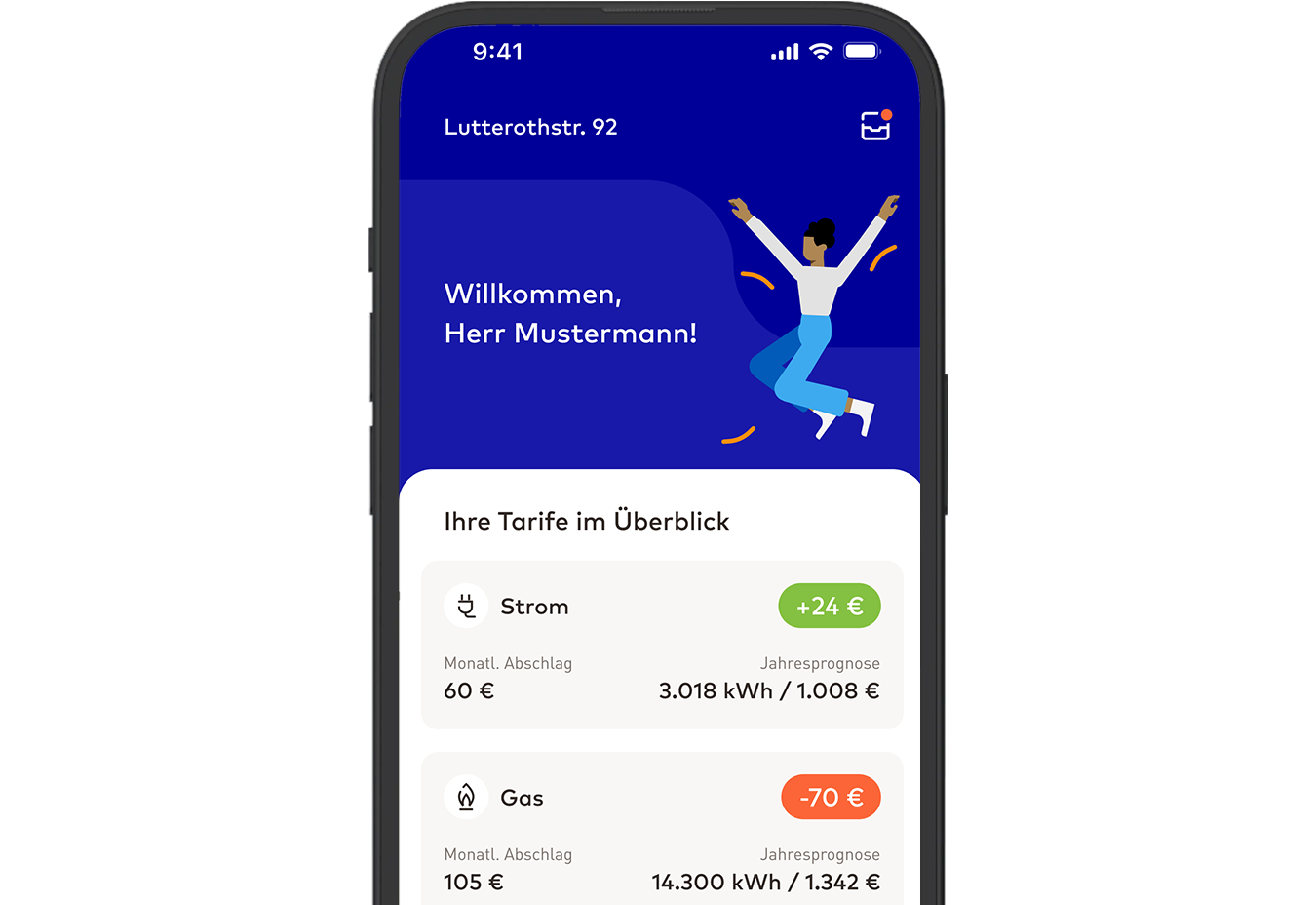 zuhause+ App zuhauseplus app Screenshot Handy