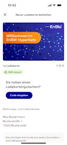 Screenshot App Ladekarte & AutoCharge