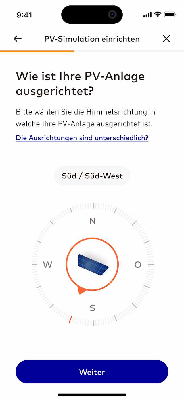 EnBW Mavi Solaroptimiertes Laden Screen PV-Anlage einrichten
