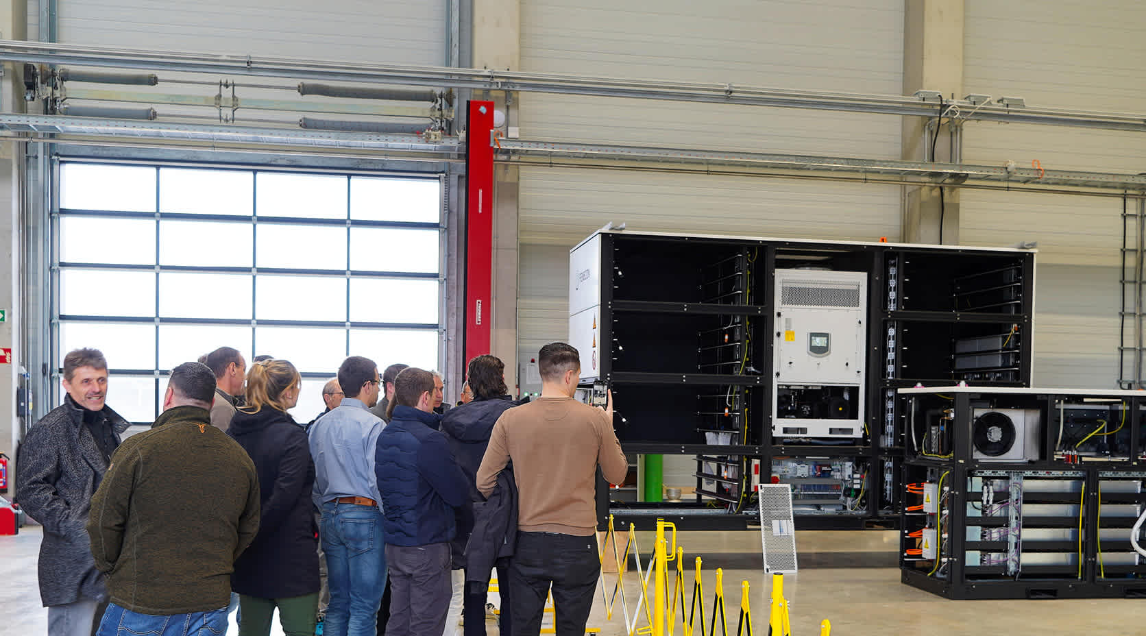 Mitglieder bei Netzwerktreffen für mehr Energieeffizienz.