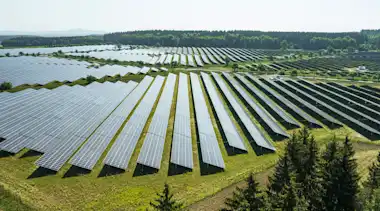 EnBW Solarpark Langenenslingen Photovoltaik Solarenergie erneuerbare Energie