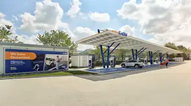 EnBW Schnellladepunkte vor den Toren Münchens (Quelle EnBW)