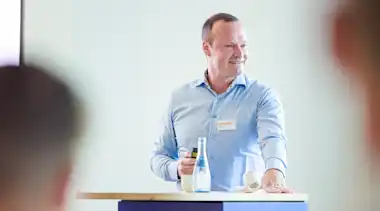Steffen Reitz, Leiter GWA, CLS und MDM, beim Smart Meter Day 2026 der EnBW Utility Services.
